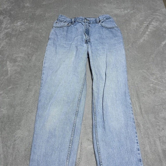 Vintage Levis 550 Jeans Womens Size 12 Mis M Blue Denim Relaxed Tapered Made USA - Picture 3 of 9
